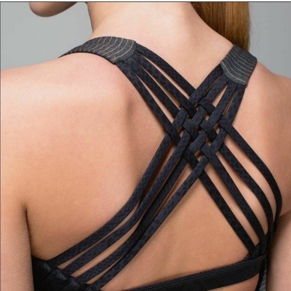 lululemon athletica Tops - Lululemon Athletica Wild Tank W/Bra Heathered/Desert Snake Womens Size 4